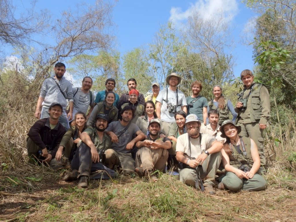 Banding workshop at Iguazu National Park, Argentina as part of the 2017 Ornithological Congress of the Americas.