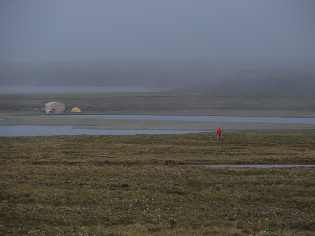 Field camp near Teshekpuk Lake on the North Slope.